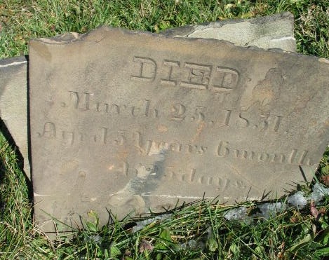 Unknown tombstone